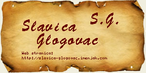 Slavica Glogovac vizit kartica